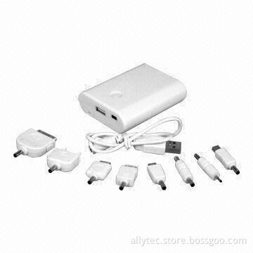 5,200mAh Power Bank with 2 USB Output, Fits for Charging Smartphones, Tablet PCs, Sony's PSP, PVS